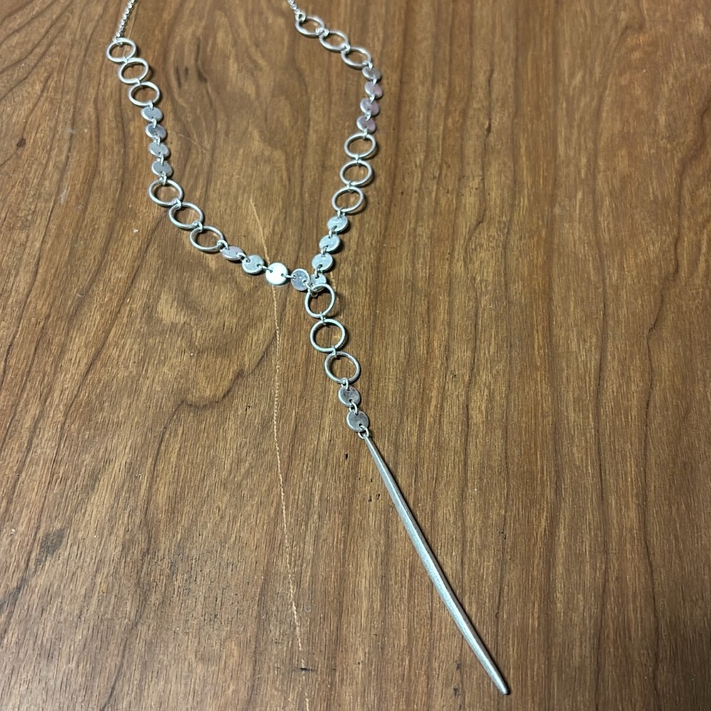 Sterling silver long necklace - brand new! - Picture 2 of 6